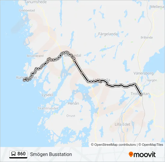 860  Line Map