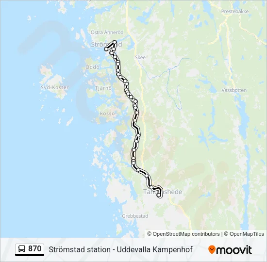 870  Line Map