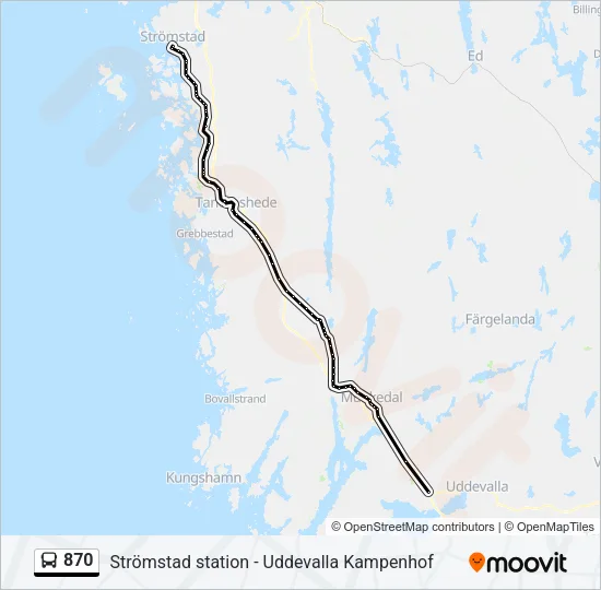 870  Line Map