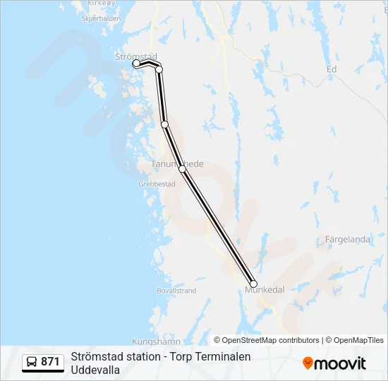 871  Line Map