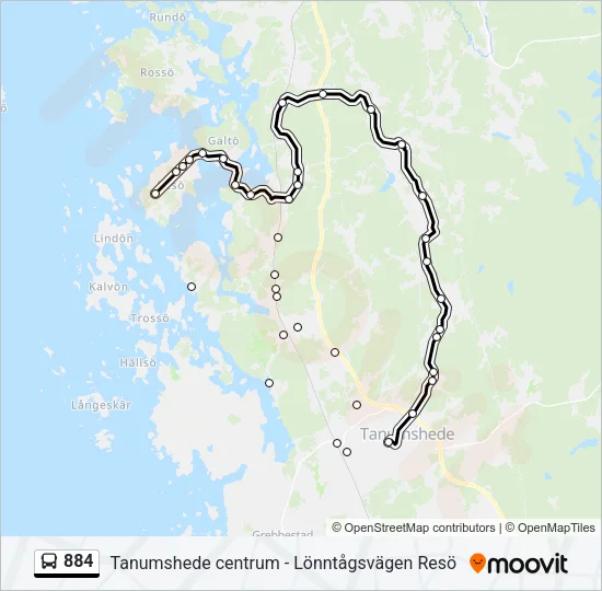 884  Line Map