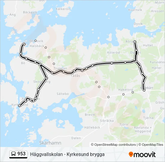 953  Line Map