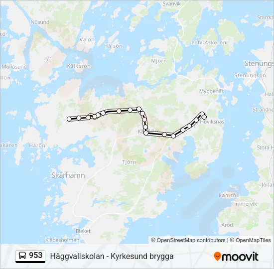 953  Line Map