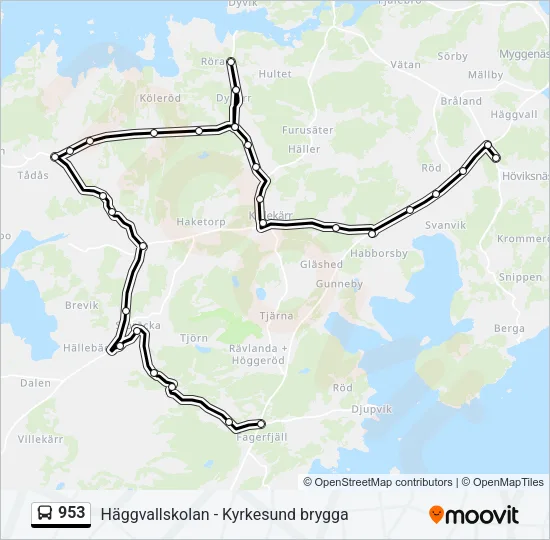 953  Line Map