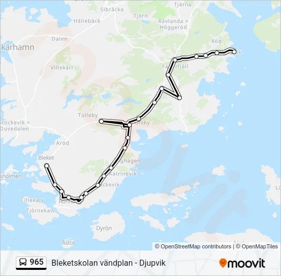 965  Line Map