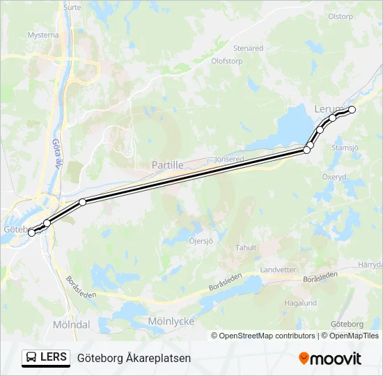 LERS Bus Line Map