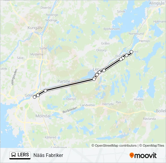 LERS Bus Line Map
