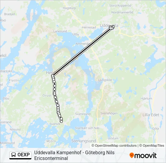 OEXP  Line Map
