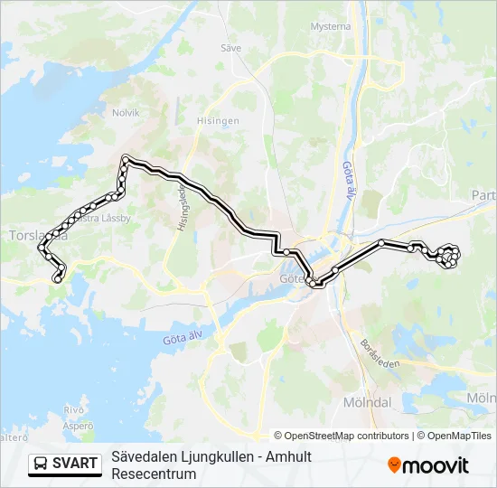 SVART  Line Map
