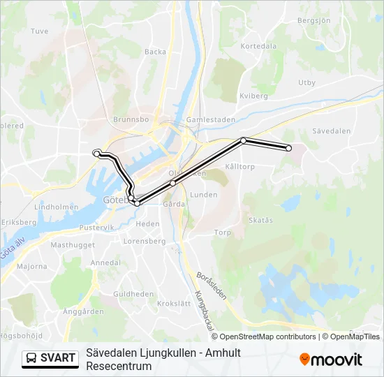 SVART  Line Map