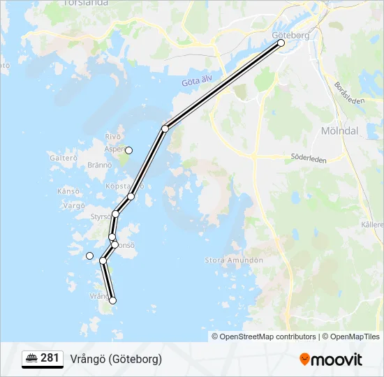 281 Ferry Line Map