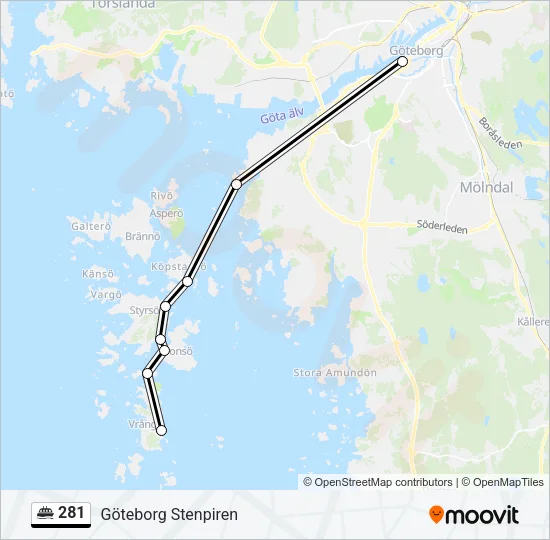 281 Ferry Line Map