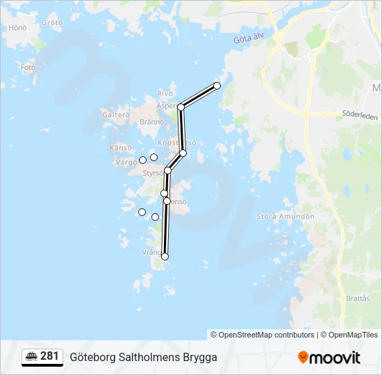 281 Ferry Line Map