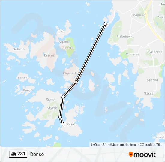 281 Ferry Line Map