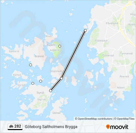 282 Ferry Line Map