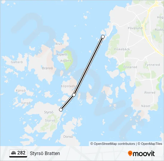 282 Ferry Line Map