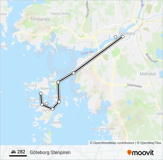 282 Ferry Line Map
