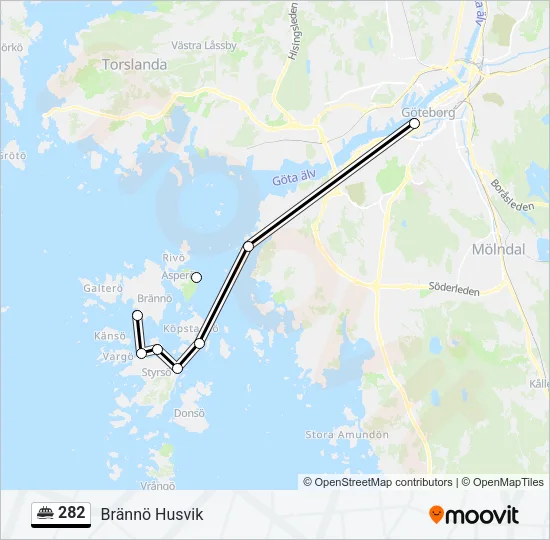282 Ferry Line Map
