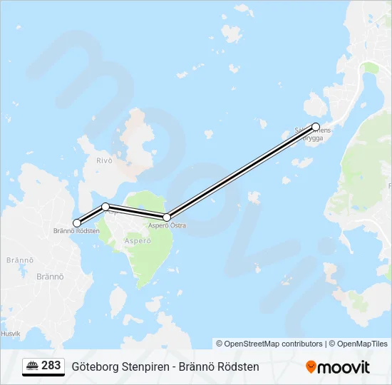 283 Ferry Line Map