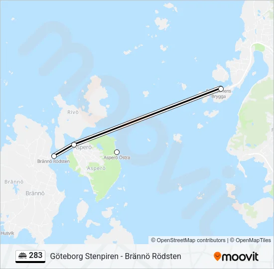 283 Ferry Line Map