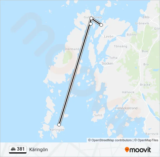 381 Ferry Line Map