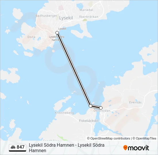 847 Ferry Line Map