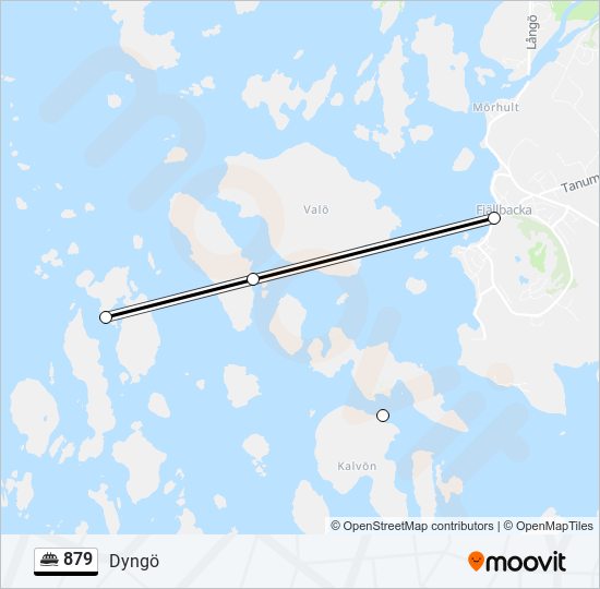 879 ferry Line Map