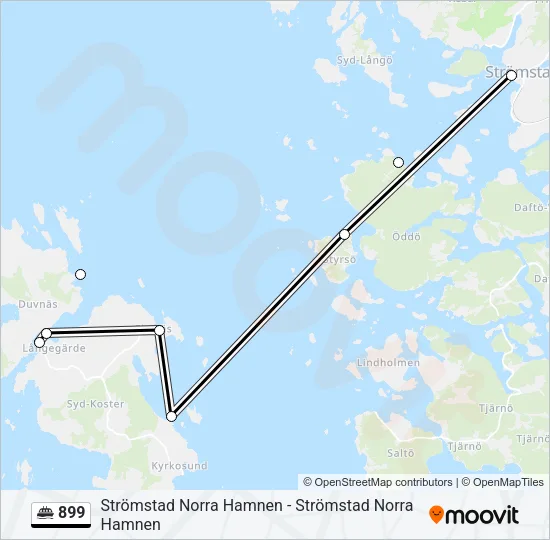 899 Ferry Line Map