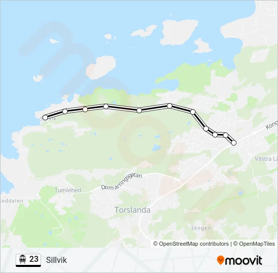 23 Cable Car Line Map