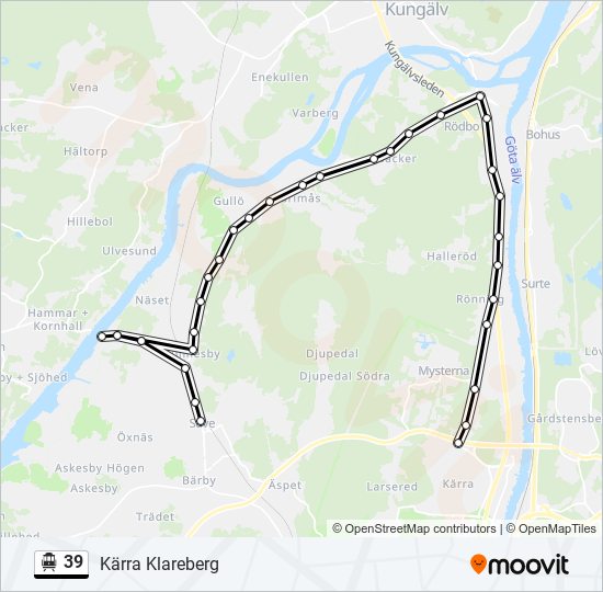 39 cable car Line Map