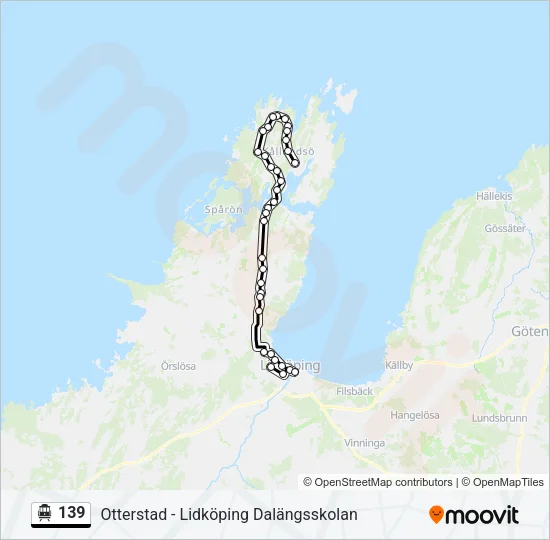 139 Cable Car Line Map