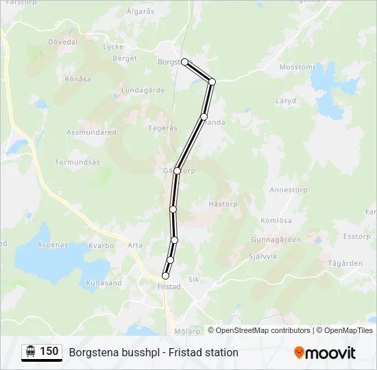 150 Cable Car Line Map