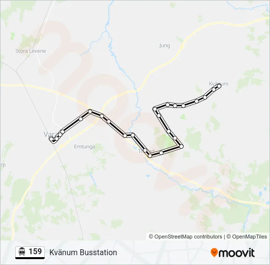 159 Cable Car Line Map