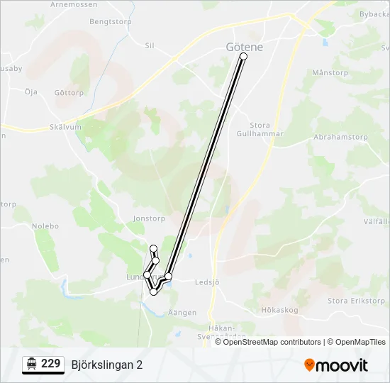 229 Cable Car Line Map