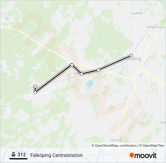 312 Cable Car Line Map