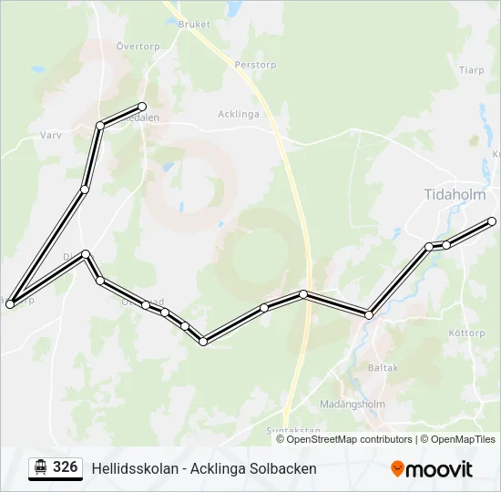 326 Cable Car Line Map