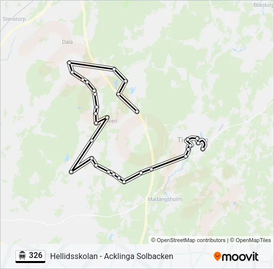 326 Cable Car Line Map