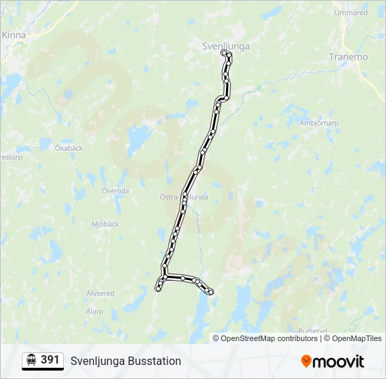 391 Cable Car Line Map