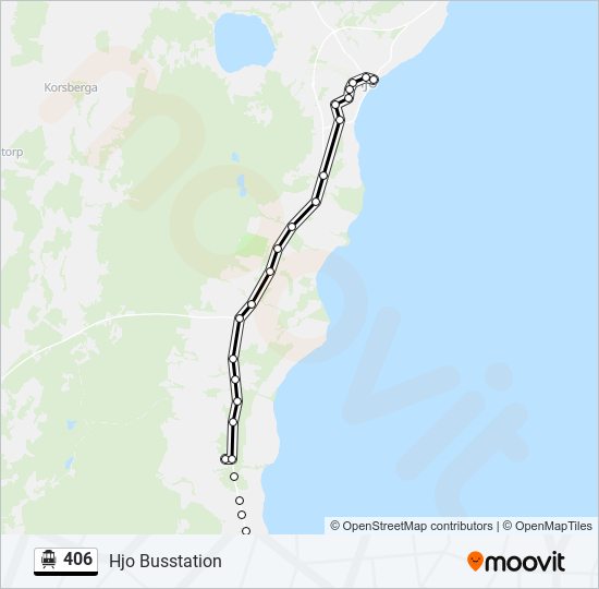 406 cable car Line Map