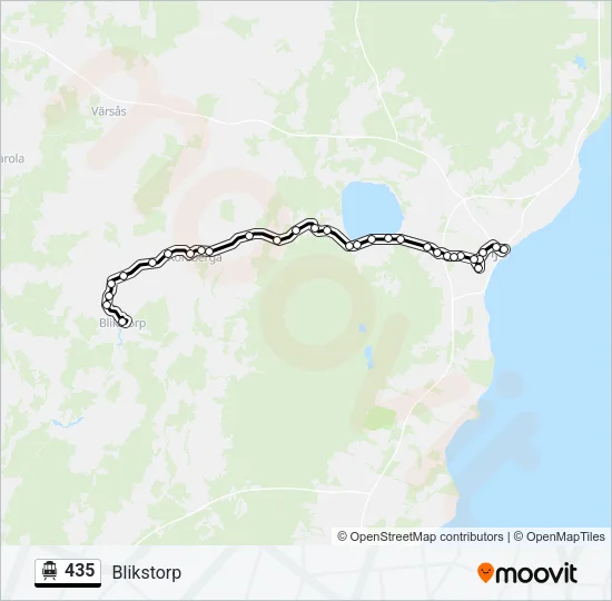 435 Cable Car Line Map