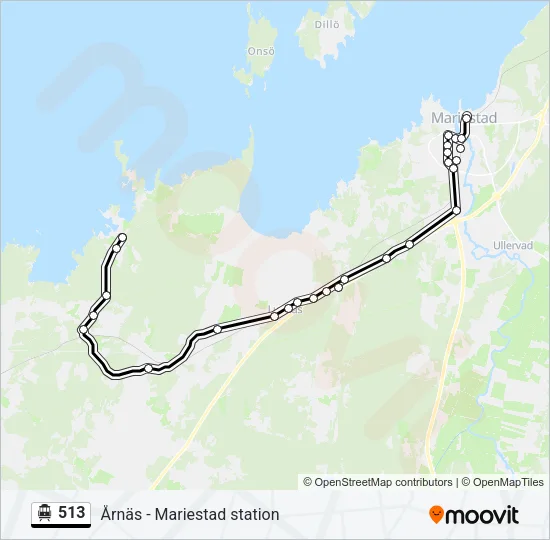513 Cable Car Line Map