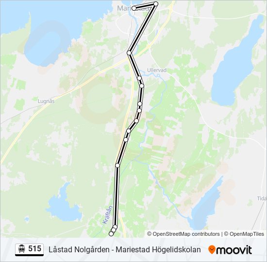 515 cable car Line Map