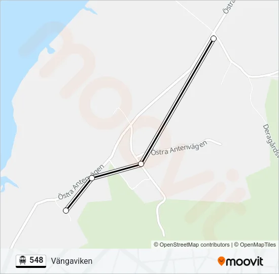 548 Cable Car Line Map