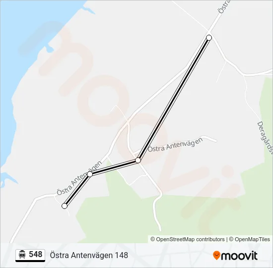 548 Cable Car Line Map