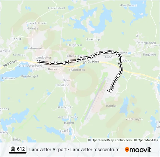612 Cable Car Line Map