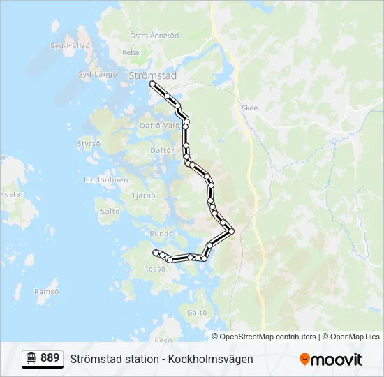 889 Cable Car Line Map