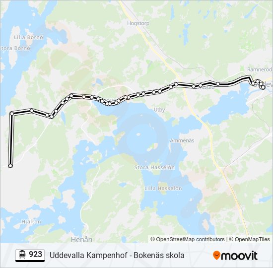 923 cable car Line Map