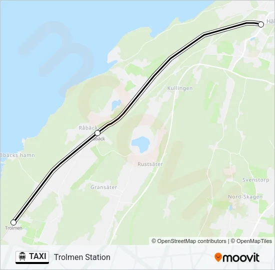 TAXI Cable Car Line Map