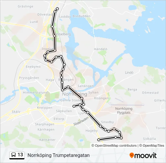 13  Line Map