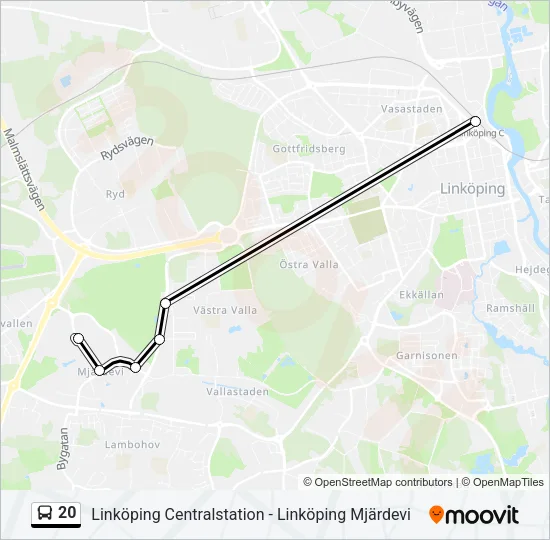 20  Line Map
